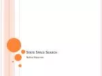 State Space Search - slide 1