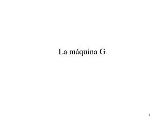 la m quina g