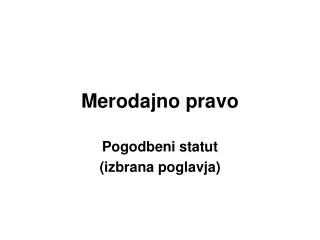 merodajno pravo