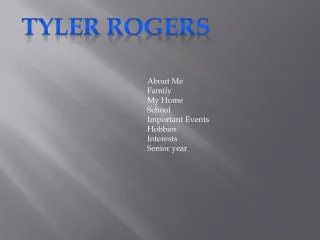 Tyler Rogers