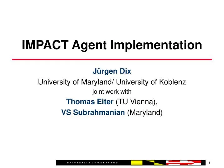 impact agent implementation