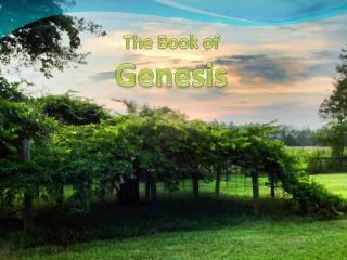 The Book of Genesis