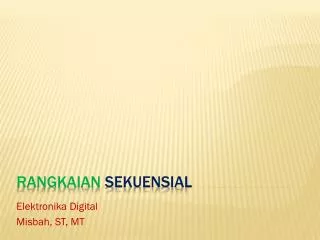elektronika digital misbah st mt
