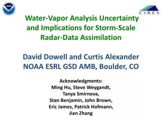 Hourly Updated NOAA NWP Models
