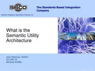 What is the Semantic Utility Architecture