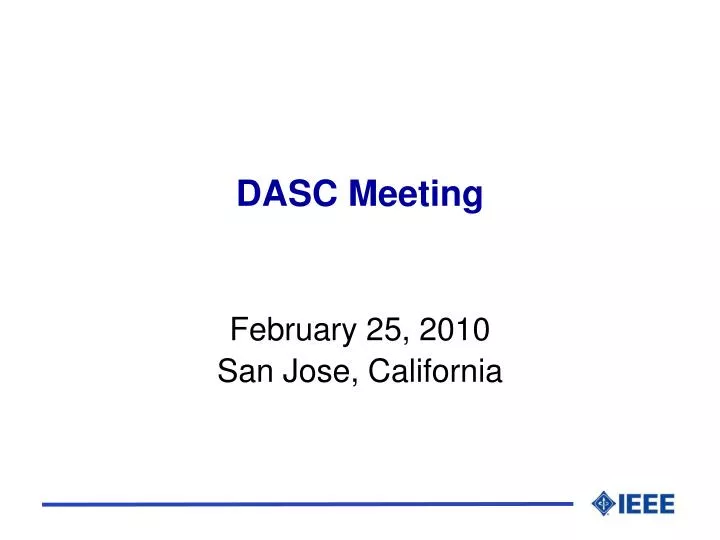 dasc meeting