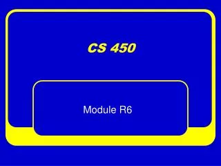 CS 450