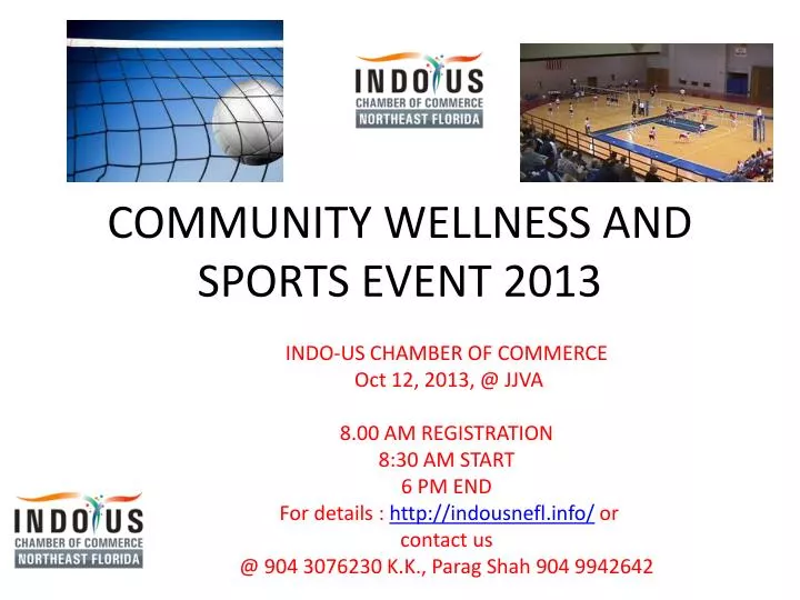 community wellness and sports event 2013