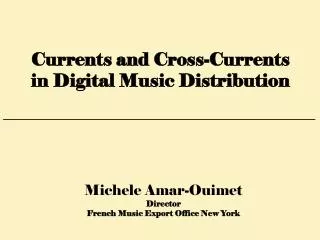 Michele Amar-Ouimet Director French Music Export Office New York