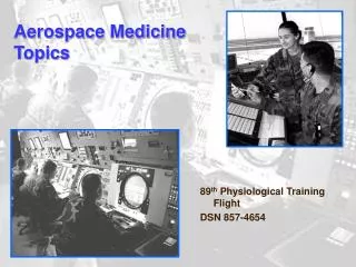 Aerospace Medicine Topics