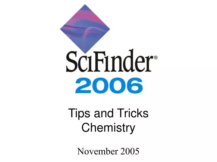 tips and tricks chemistry