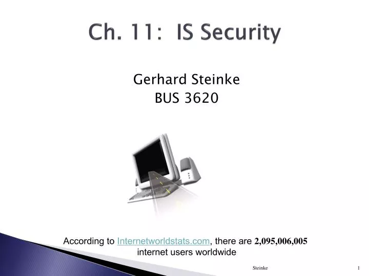 ch 11 is security