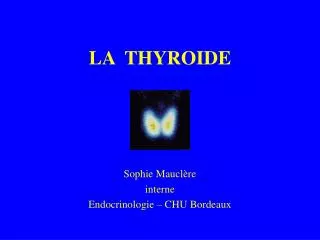 la thyroide