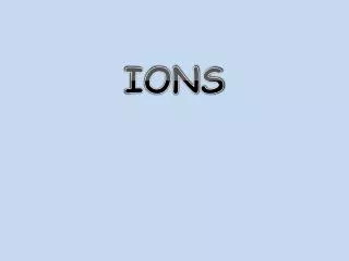 IONS