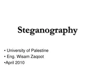 university of palestine eng wisam zaqoot april 2010