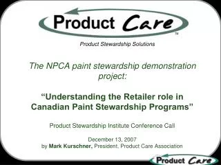 Product Stewardship Solutions