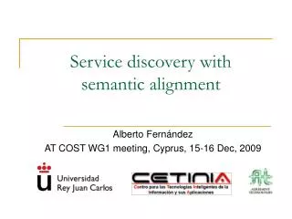 Service discovery with semantic alignment