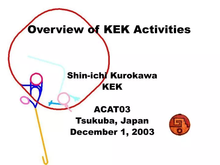 shin ichi kurokawa kek acat03 tsukuba japan december 1 2003