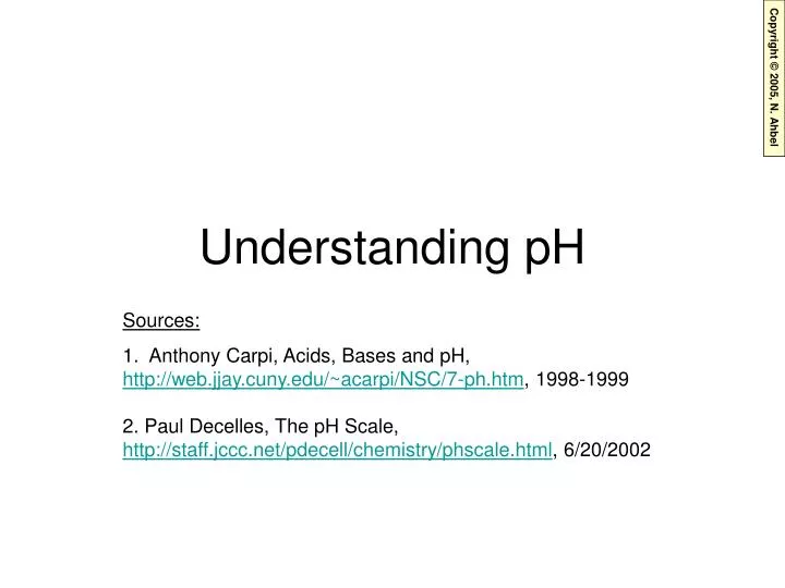 understanding ph
