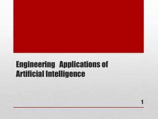 Engineering Applications of Artificial Intelligence