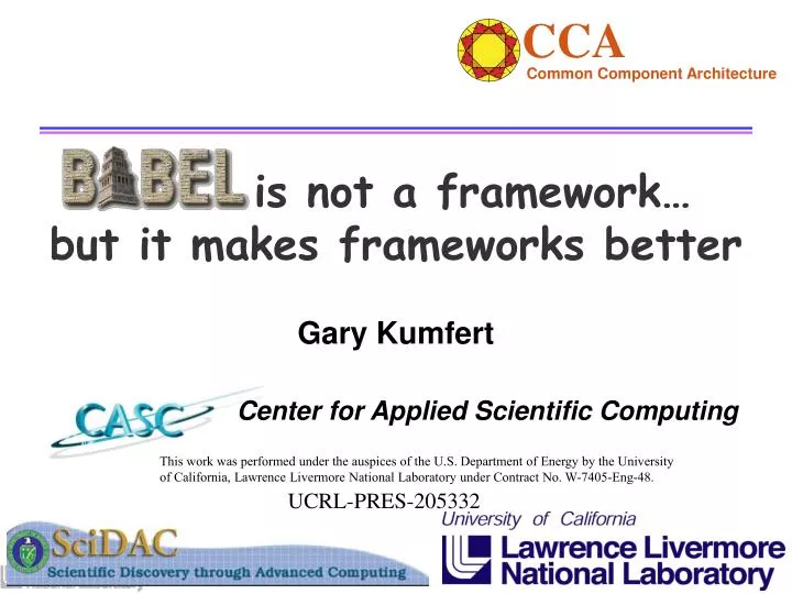 is not a framework but it makes frameworks better