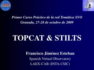 TOPCAT &amp; STILTS