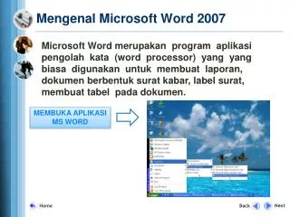 mengenal microsoft word 2007