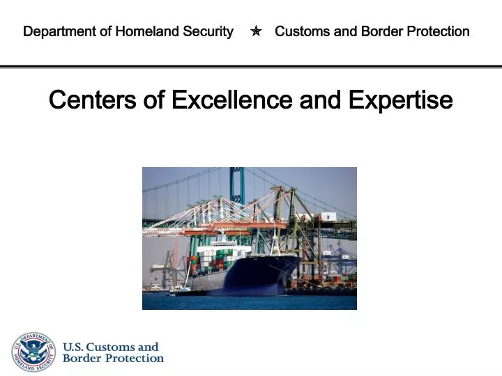 department of homeland security customs and border protection