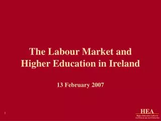 The Labour Market and Higher Education in Ireland