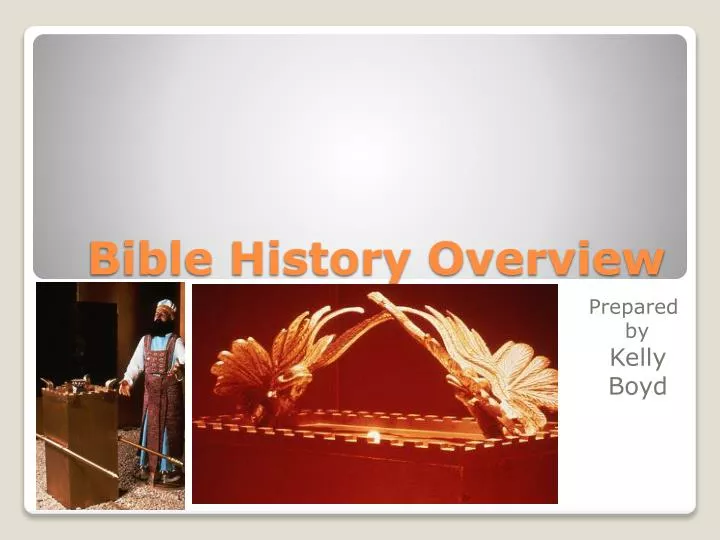 bible history overview