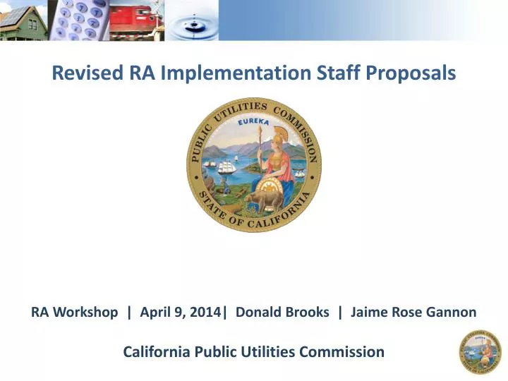 revised ra implementation staff proposals