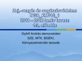zaj rezg s s sug rz sv delem ngb km015 1 2011 2012 tan v tavasz 1 2 el ad s