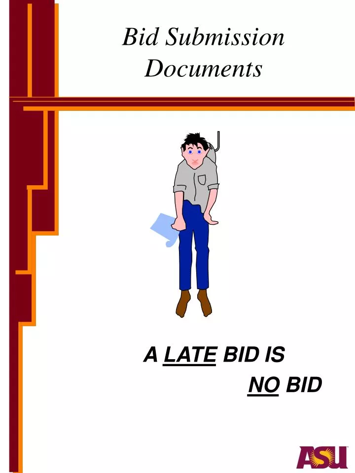 bid submission documents