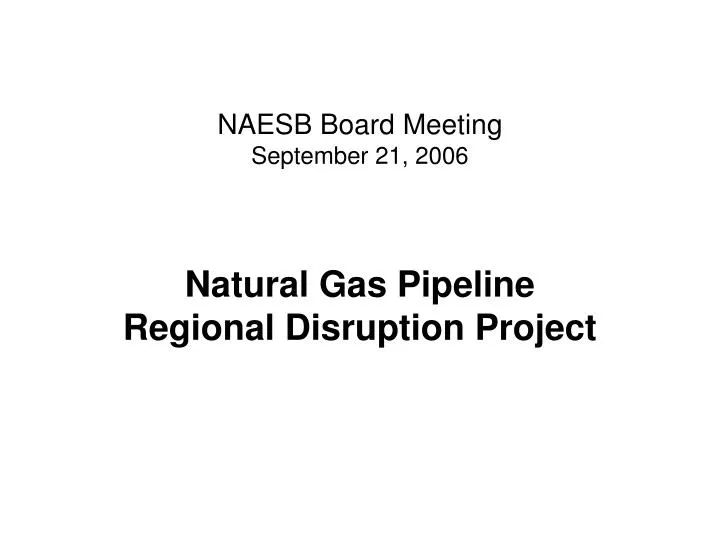 naesb board meeting september 21 2006