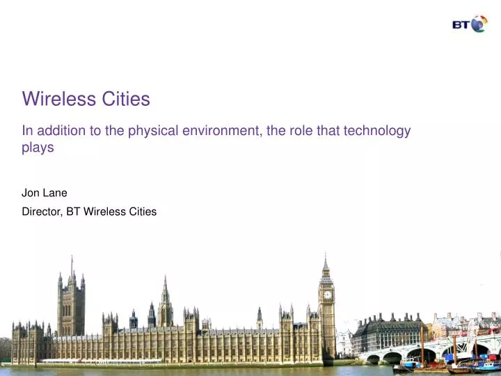 wireless cities in addition to the physical environment the role that technology plays