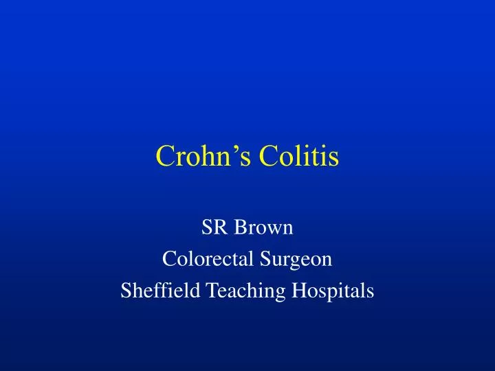 crohn s colitis