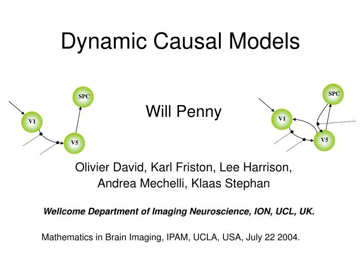 dynamic causal models