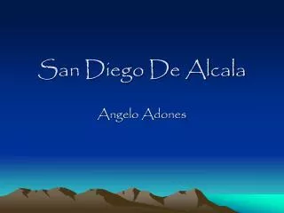 San Diego De Alcala