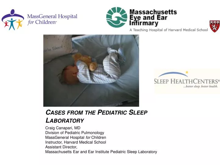 cases from the pediatric sleep laboratory