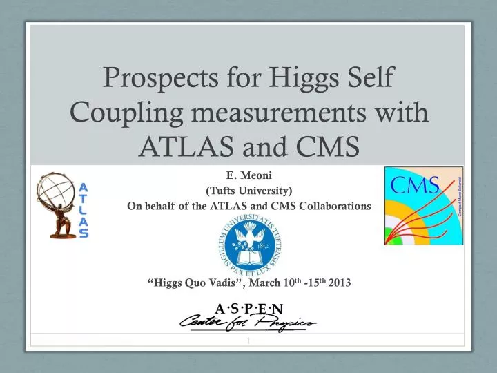prospects for higgs self coupling measurements with atlas and cms