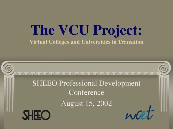 the vcu project virtual colleges and universities in transition