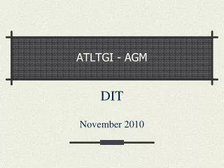 ATLTGI - AGM