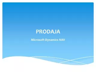 prodaja