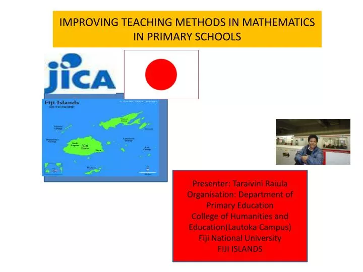 improving teaching methods in mathematics in primary schools