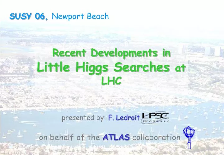recent developments in little higgs searches at lhc