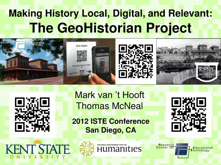 making history local digital and relevant the geohistorian project