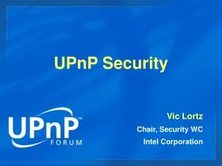 UPnP Security