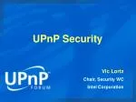 UPnP Security - slide 1
