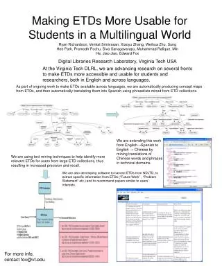 Making ETDs More Usable for Students in a Multilingual World