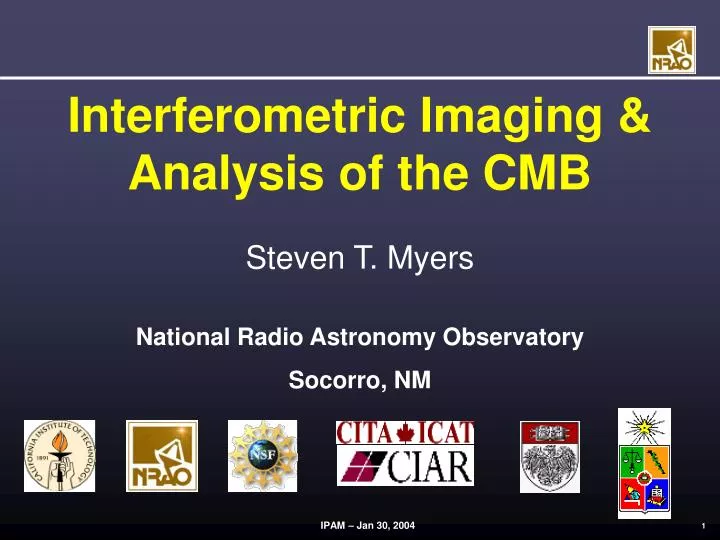 interferometric imaging analysis of the cmb